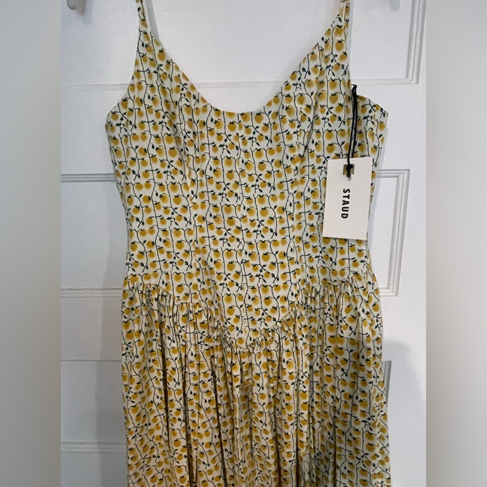 Staud Dena Dress, golden vine - Picture 4 of 11